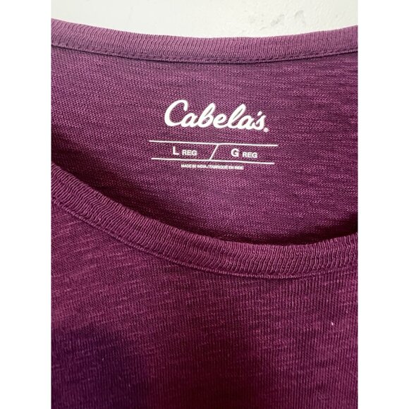 Cabela's Rosemont Women's L Drop Waist Purple Dress w/ Pockets Casual Country - Picture 3 of 10